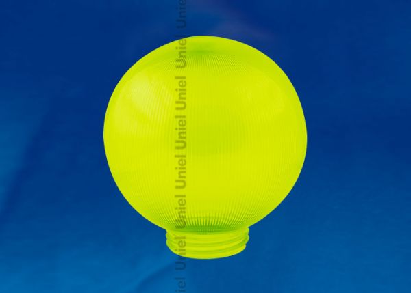 Рассеиватель призматический (с насечками) в форме шара для садовых фонарей. UFP-Р200A GREEN