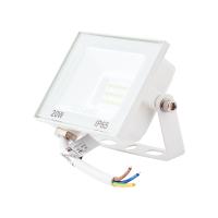 Прожектор светодиодный СДО 20Вт 1600Лм 2700K тёплый свет белый корпус REXANT