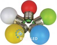 Лампа для Белт-лайт, Е27 RL-B-E27-G45-2W-RGB RGB