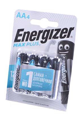 Изображение Элемент питания Energizer MAX PLUS LR6 BL4* арт.16880 (4 шт.)  интернет магазин Иватек ivatec.ru