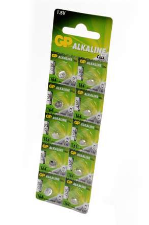Изображение Элемент питания GP Alkaline cell 164-C10 AG1 BL10 арт.01615 (10 шт.)  интернет магазин Иватек ivatec.ru