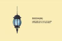 FL-5003H(M) Фонарь 19,5*19,5*47,5 см, IP 55. энергосберегающая лампа 15W, 220V, Аллюминий, прозрачное стекло Б/лампы