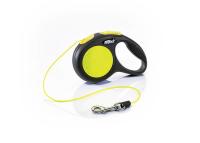 Поводок-рулетка Flexi New Neon cord XS 3m 8kg yellow
