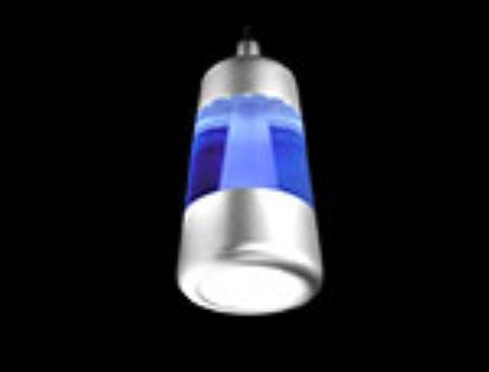 Светодиодный светильник подвесной, теплый белый оттенок, синее стекло, 4*1W CREE XP-E, 220V/4W, 50-6 (FS-Cndiao WW Blue glass)