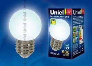 Лампа светодиодная для декоративной подсветки UNIEL. Цвет белый. Упаковка картон.