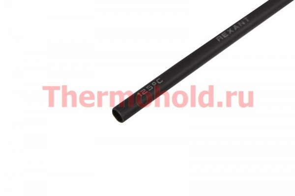 Термоусаживаемая трубка клеевая REXANT 3,0/1,0 мм, черная, упаковка 10 шт. по 1 м