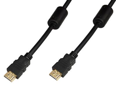 Кабель REXANT HDMI - HDMI 1.4, 10 м, Gold (PVC пакет)