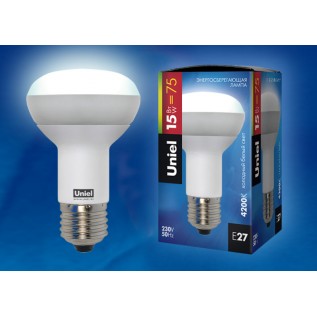 ESL-RM63 FR-A15/4000/E27 Лампа энергосберегающая, спираль. Картонная упаковка