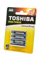 Элемент питания  TOSHIBA HIGH POWER LR03GCP BP-4 LR03 BL4, арт. 15917