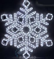 Светодиодная снежинка, 220 В, постоянное свечение RL-SFDLM70-WW теплый белый