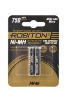 Аккумулятор ROBITON JAPAN HR-4UTG 750мАч BL2 арт.15189 (2 шт.)