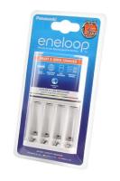 Зарядное устройство Panasonic eneloop BQ-CC55E WHITE Smart&Quick Charger  BL1 арт.14383 (1 шт.)