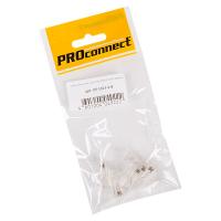 Разъем RJ-45(8P8C) под витую пару, UTP, CAT 5e (15 µ"/ 15 микродюймов), пакет, 5шт. PROconnect