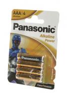 Элемент питания Panasonic Alkaline Power LR03 Power Rangers BL4 арт.17744 (4 шт.)