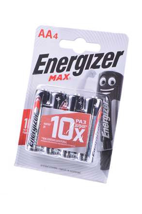 Изображение Элемент питания Energizer MAX LR6 BL4 арт.13050 (4 шт.)  интернет магазин Иватек ivatec.ru