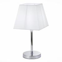SLE107604-01 Прикроватная лампа Хром/Белый E14 1*40W