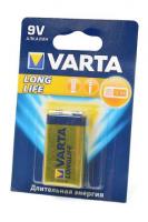 Батарея VARTA LONGLIFE 4122 6LR61 BL1 арт.12770 (1 шт.)