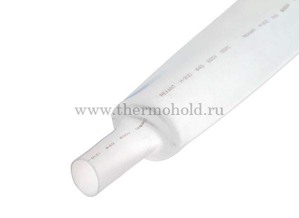 Термоусаживаемая трубка REXANT 30,0/15,0 мм, белая, упаковка 10 шт. по 1 м