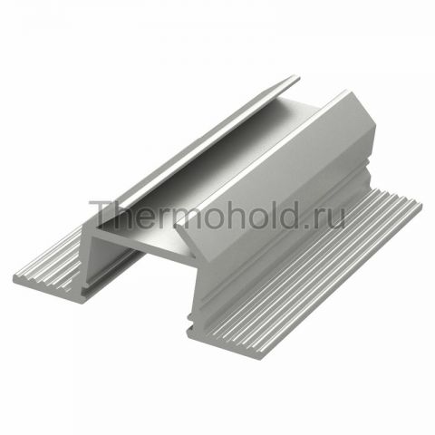 Алюминиевый анодированный профиль накладной/врезной угловой (упаковка 3 м)