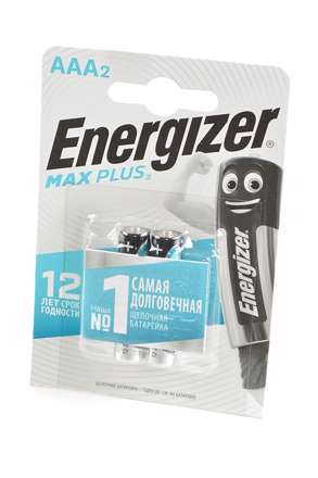 Изображение Элемент питания Energizer MAX PLUS LR03 BL2 арт.16858 (2 шт.)  интернет магазин Иватек ivatec.ru