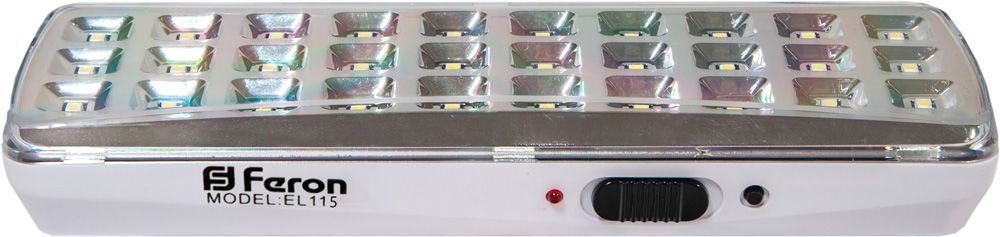 Аккумуляторный светильник, EL115 30LED  DC (литий-ионная батарея), белый 205*65*30 мм