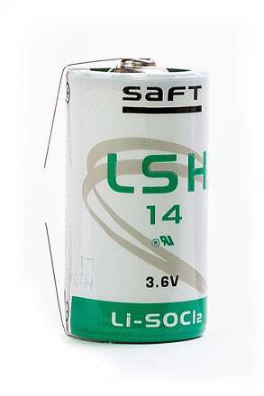 Изображение Элемент питания SAFT LSH 14 CNR C с лепестковыми выводами арт.12254 (1 шт.)  интернет магазин Иватек ivatec.ru