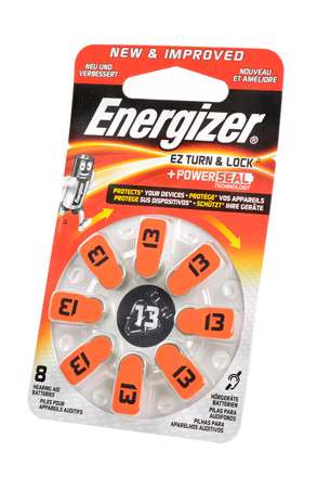 Изображение Элемент питания Energizer Zinc Air 13 + POWER SEAL BL8 арт.16558 (8 шт.)  интернет магазин Иватек ivatec.ru