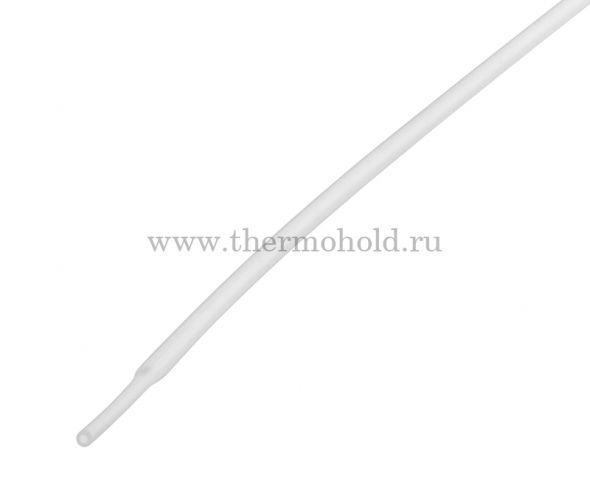 Термоусаживаемая трубка REXANT 1,0/0,5 мм, белая, упаковка 50 шт. по 1 м