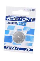 Элемент питания  ROBITON PROFI R-CR2477-BL1 CR2477 BL1, арт. 14632 (1 шт.)
