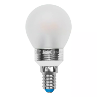 LED-G45P-5W/NW/E14/FR ALC02SL PROMO Лампа светодиодная, в составе набора из 3шт. Форма "шар", матовая колба. Серия Crystal. Материал корпуса алюминий.