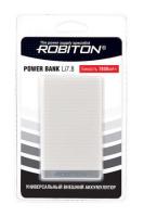 Универсальный внешний аккумулятор ROBITON POWER BANK Li7.8-W 7800мАч белый BL1 арт.15288