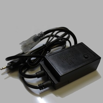 Изображение SL-410E2A-240V контроллер в сборе с переходником для светодиодного 3-х жильного 3W дюралайта (до100м) IP44, 8 программ  интернет магазин Иватек ivatec.ru