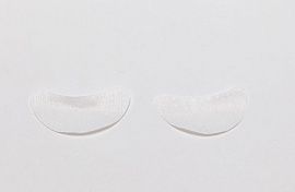 Салфетки-бобы под глаза (непромокаемые) Ламинированный спанлейс Белый , 100 шт/упк , арт.01-390