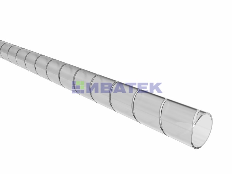 Изображение Кабельный спиральный бандаж REXANT, диаметр 6 мм, длина 2 м (SWB-06), прозрачный  интернет магазин Иватек ivatec.ru