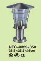 NFC-0322-350 Светильник 25,5*25,5*35 см, IP 44. энергосберегающая лампа 15W, 220V, Сталь, прозрачный пластик. Б/лампы