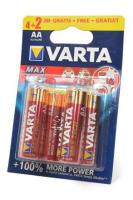 Элемент питания VARTA LONGLIFE MAX POWER 4706 LR6 4+2шт BL6 арт.12785 (6 шт.)