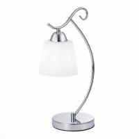 SLE103904-01 Прикроватная лампа Хром/Белый E27 1*60W