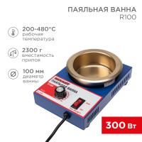 Паяльная ванна, модель R100, 300Вт, ø100мм, 200-480 °C REXANT