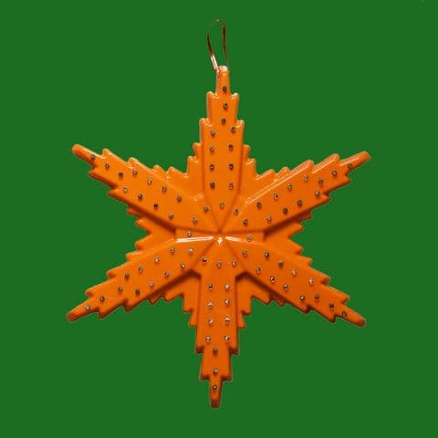 Светодиодная игрушка Звезда 450мм Цвет Оранжевый