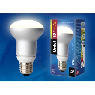 ESL-RM63-15/2700/E27 Лампа энергосберегающая, спираль. Картонная упаковка