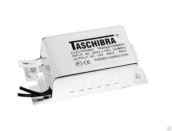 Трансформатор электронный понижающий,  (TASCHIBRA) 105W 84*29*42мм/ TRA25