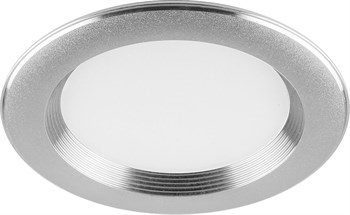 Светильник светодиодный декоративный, AL615, 7W, 560 Lm, 4000К, серебро