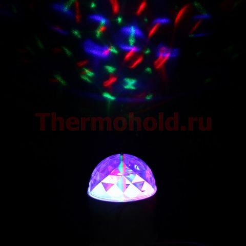 Диско-лампа светодиодная в компактном корпусе, 220В, Neon-Night