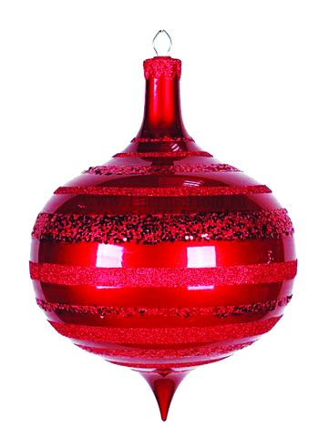 Елочная фигура "Юла", 30 см, цвет Красный