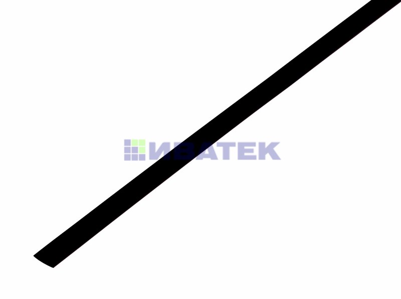 Изображение Термоусаживаемая трубка REXANT 4,0/2,0 мм, черная, упаковка 50 шт. по 1 м  интернет магазин Иватек ivatec.ru