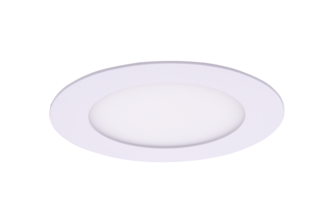 Светильник светодиодный потолочный встраиваемый PL, Белый, Пластик + алюминий, Теплый белый (2700-3000K), 6Вт, IP20, 00-00002406