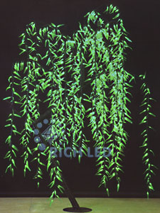 Светодиодное дерево Ива 3х1,5м, зеленый, 1920LED, 24В, фиксинг, IP65 (RL-TRW24-300*150-1920-G)