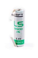 Элемент питания SAFT LS 14500 CNR AA с лепестковыми выводами