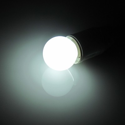 LED лампа - шарик с цоколем E27, 40 мм, (5 светодиодов) матовые, белый G-Q009W LED-Lamp-E27-40-5-W (FS-00001227)