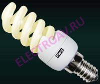 Энергосберегающая лампа Flesi Spiral 11W Mini Half 220V E14 2700K 31*85 HS11W29E14 (50шт/кор)